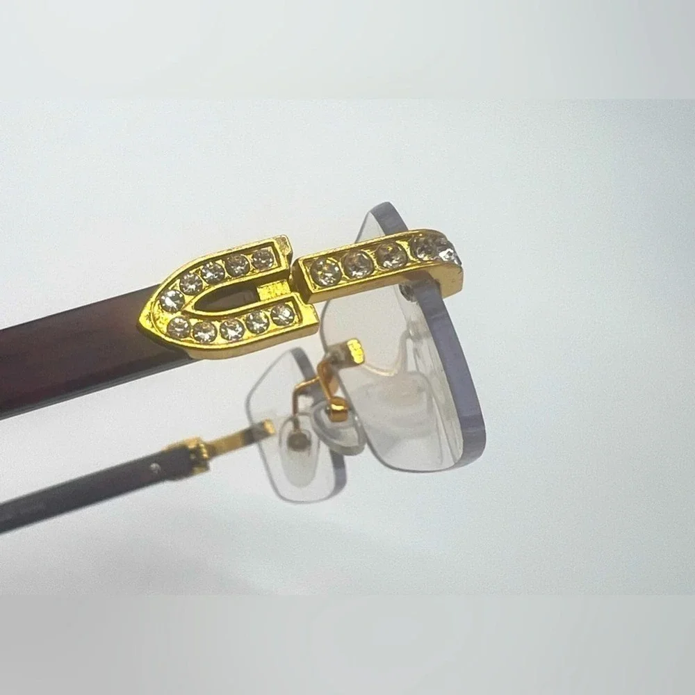Non prescription bling fashion glasses